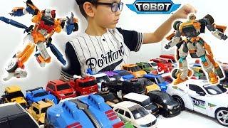 ТОБОТЫ 2019 Большой Челлендж - Трансформируем Тоботы и Машинки-Трансформеры! Tobot Игрушки для детей