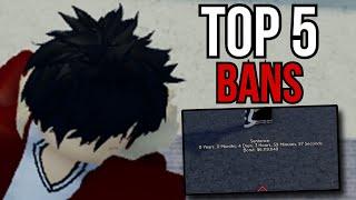 TOP 5 BANS IN TYPE SOUL!