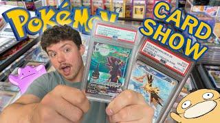 Pokemon Card Show Vlog! WE BOUGHT A MOONBREON!!! - Bucks County Pokemon and Sports Card Show