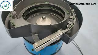 vibratory bowl feeder for Rubber cap component - Spyrofeeders