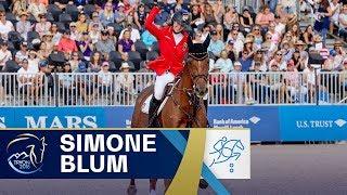 Simone Blum becomes FIRST ever female World Jumping Champion at FEI World Equestrian Games 2018