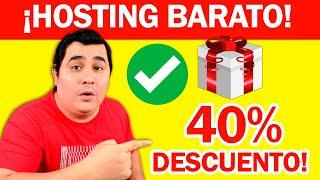 Mejor HOSTING BARATO 2024: Te REGALO CUPON DE DESCUENTO