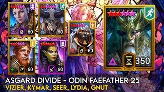 Odin FaeFather 25 - Vizier, Kymar, Seer, Lydia, Gnut | Raid Shadow Legends Guide