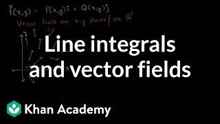 Line integrals and vector fields | Multivariable Calculus | Khan Academy