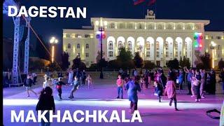 Махачкала Дагестан 01.10.2022 / Evening Walk/City Center / 4K UHD