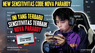 kode sensitivitas nova paraboy terbaru 2021 | sensitivitas terbaru nova paraboy + kode layout PUBG