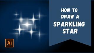 How to Draw a Sparkling Star in Adobe Illustrator l For Beginners!
