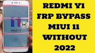 Redmi y1 frp bypass without pc | redmi y1 frp bypass miui 11