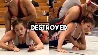 The Most ONE-SIDED High School Wrestling Match Ever...