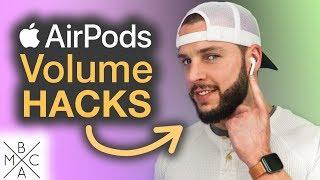 3 QUICK & EASY Ways To Control AirPods VOLUME!