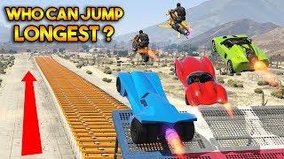 GTA 5 ONLINE : WHO CAN JUMP LONGEST?