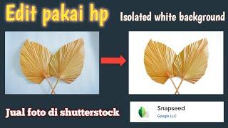 CARA EDIT FOTO ISOLATED WHITE BACKGROUND PAKAI HP | JUAL FOTO DI SHUTTERSTOCK