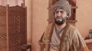 Assassin's Creed Mirage - Follow The Fiery Trail: Basim Meets Hunayn "What Is This Book?" Cutscene