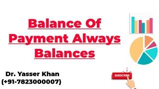 Balance Of Payments Always Balances