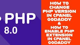 How to change PHP version and enable php extension in Godaddy server using cPanel @RockingSupport