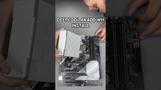 DEEPCOOL AK400 WH CPU Cooler Install ASMR #shorts #deepcool #cpucooler #asmr