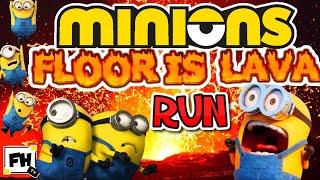 Minions Floor Is Lava  Chase - Brain Break | Movement Activity GoNoodle Inspired