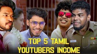 Top 5 Tamil YouTubers Income Reveal | Raabi | #raabi #ttfvasan