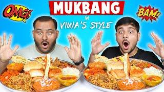 EPIC MUKBANG IN VIWA'S STYLE | Indian Food Mukbang | Food Eating Competition | Viwa Food World