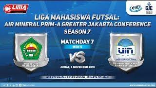 Men's Unisma '45 vs UIN Jkt LIMA Futsal: Air Mineral Prim-A GJC Season 7