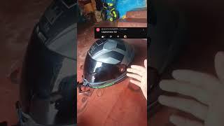 how to fix helmet visor on Steelbird SBA 19 || हेलमेट का visor कैसे बदलें || #helmet #visor 🪖