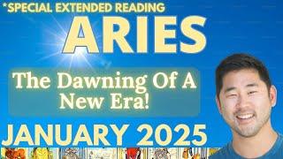 Aries January 2025 - A YEAR YOU’VE NEVER EXPERIENCED  Tarot Horoscope