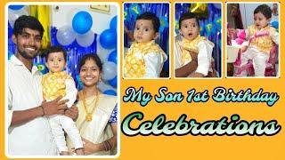 My Son 1st Birthday Celebrations !! vlog !!Akula Mahansh !! MadhuSahasra !! Madhu Entertainments ️