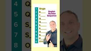 English Numbers Sequence Single Double IELTS speaking #ielts #learnenglish