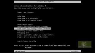 Advanced Boot Options in Windows 7