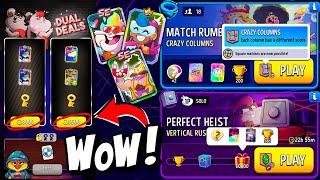 SWEEPERS with COINS Vertical Rush Solo Perfect Heist/ x2 Rumble 18 players Crazy Columns