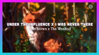 [1 HOUR LOOP] Chris Brown x The Weeknd – Under The Influence x I Was Never There  (Lyrics)