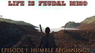 Life is Feudal: MMO - S1| Episode 1: Humble Beginnings of a Master Blacksmith (1080p) 60FPS