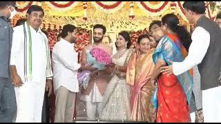 AP CM YS Jagan attends Patapatnam MLA Reddy Shanthi's daughter wedding reception