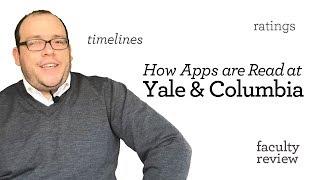 How Applications Are Read: Yale vs. Columbia Law Schools