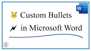 How to Insert Custom Bullets in Microsoft Word