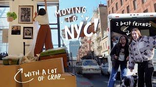 THE NYC MOVING VLOG! move-in to our apartment with us!