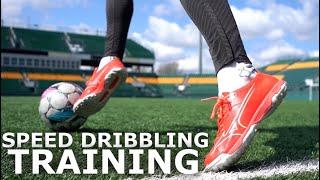 SPEED DRIBBLING Training | Full Individual Speed Dribbling Training Session For Footballers