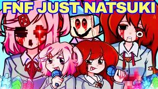 Friday Night Funkin' R.I.P GF BAD ENDING | JUST NATSUKI DDLC (Doki Doki Literature Club!)  (FNF Mod)