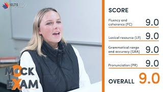 IELTS SPEAKING Mock Exam - Julia from Australia - Band 9.0 (Part 1, Part 2, Part 3)