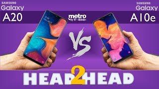 SAMSUNG GALAXY A20  VS GALAXY A10e - METRO BY TMOBILE