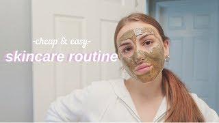 skincare routine (i dyed my hair too oops)