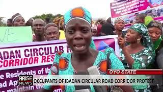 OCCUPANTS OF IBADAN CIRCULAR ROAD CORRIDOR PROTEST