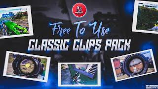 Free To Use Pubg Clips Pack ️| New Classic Clips | free to use bgmi classic clips | Ar And Sniper