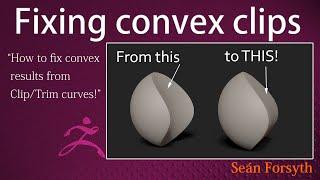 Fixing convex problems on clipped or trimmed meshes in ZBrush