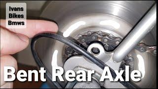 Two Signs Indicating You Got A Bent Rear Axle  On A Bike Wheel | 4K