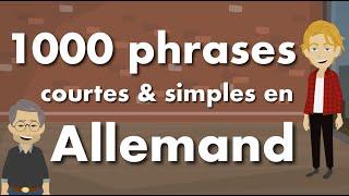 1000 phrases courtes et simples en allemand pour débutants A1 / A2 / B1