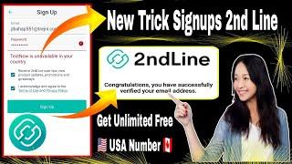 2nd Line & TextNow is unavailable in your country Problem Solved / Gmail Verify  Get USA number