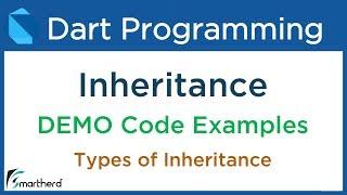 Dart Inheritance Demo. Object Oriented Dart. Dart for Flutter Tutorial #9.3