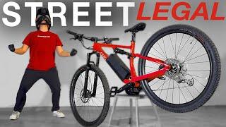 Best Street Legal E-MTB Build // *No License* Electric Mountain Bike DIY