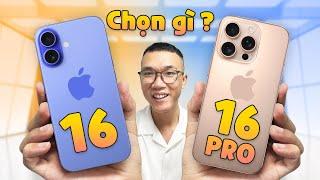 Tư vấn: Mua iPhone 16 hay iPhone 16 Pro khi chênh 6 triệu?